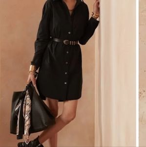 Banana Republic Black shirt dress